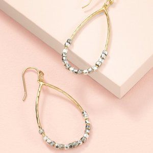 Stella & Dot - Rhett Hoops, mixed metal